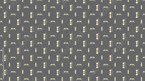 Vector seamless micro chips , resistors , capacitors pattern design