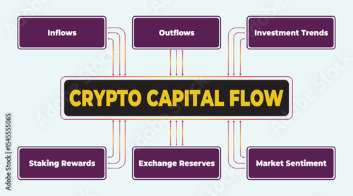 Visual Representation of Crypto Capital Flow Dynamics in Modern Financial Markets