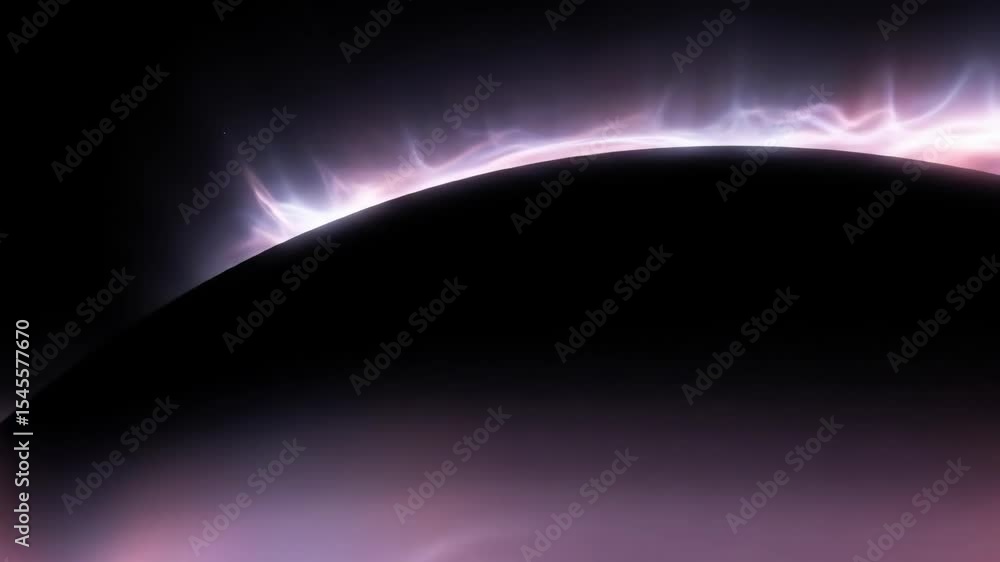 Abstract glowing plasma energy waves on dark background, technology concept. Futuristic glowing waves, abstract design.