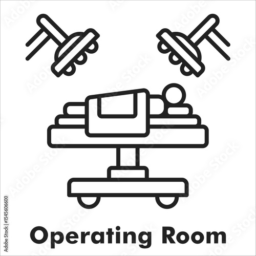 Operating Room Outline Icon