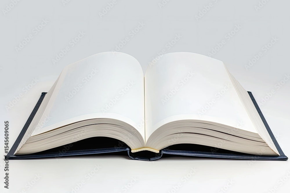 Vibrant Color Picture of Close Up of Open Book Against White Background Vibrant Color Picture of Close Up of Open Book Against White Background