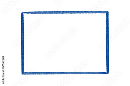 Blue watercolor frame 