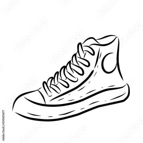 sport shoe vector illustration