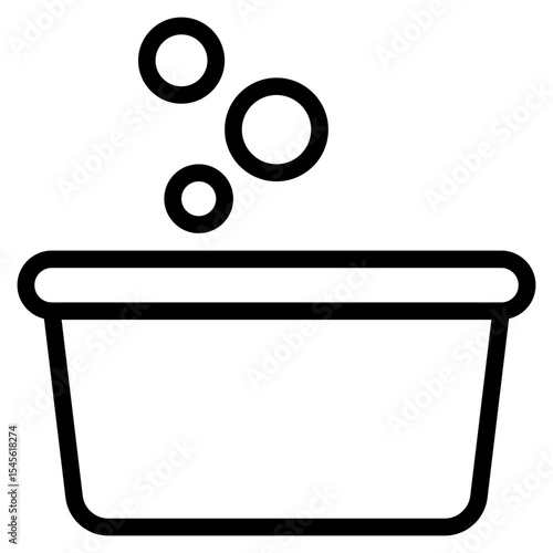 vector illustration of a trash can icon