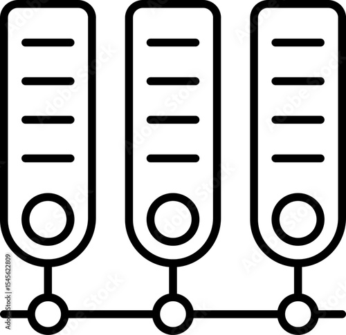 Timeline Vector Icon Stock Illustration