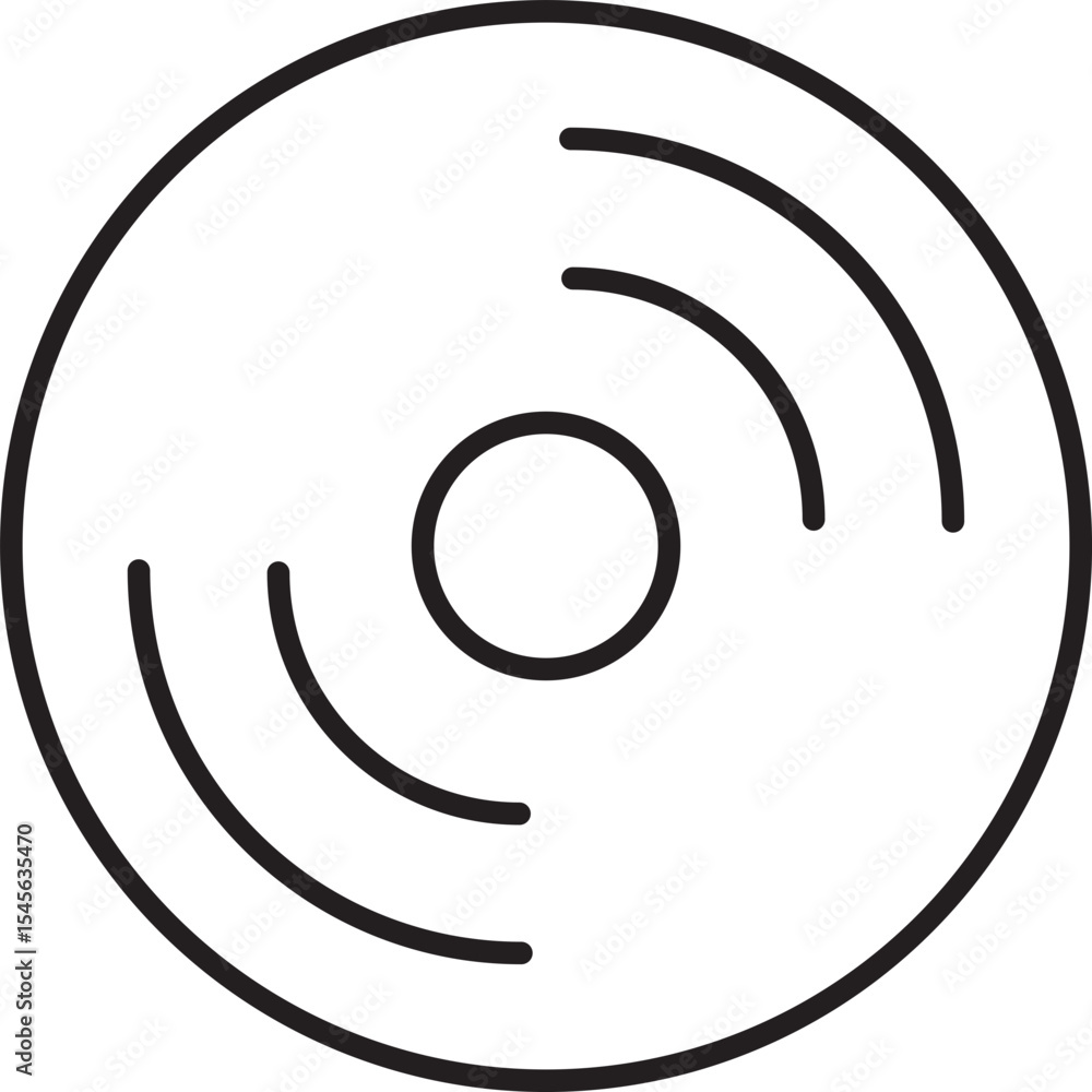 Cd Vector Icon Stock Illustration Cd Vector Icon Stock Illustration