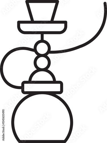 Hooka Vector Icon Stock Illustration