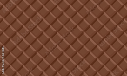 Seamless texture of waffle.  Wafer seamless pattern. chocolate background.