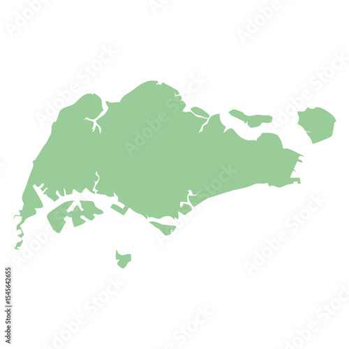 map of Singapore Land