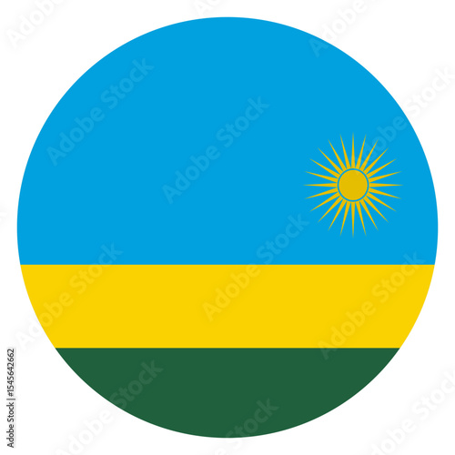 Free Download Flag of Rwanda Circle - GFXLoad