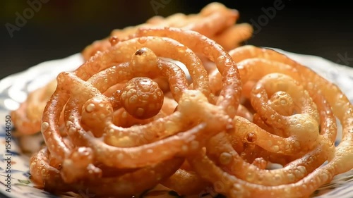 Jalebi, Traditional Arabic Indian Dessert