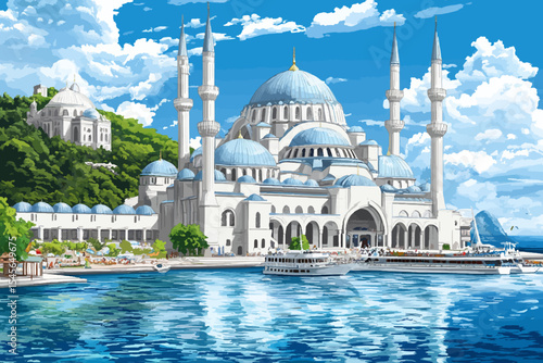 Mosque vector illustration 