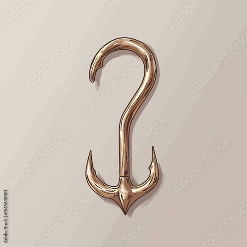 Fishing hook vector 