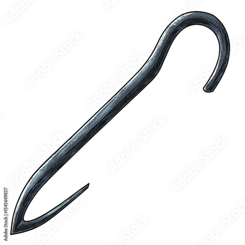 Fishing hook illustration 
