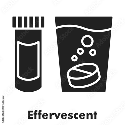 Effervescent Solid Black Icon