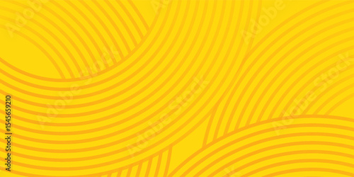 Pasta background, spaghetti abstract geometric pattern. Macaroni yellow poster.