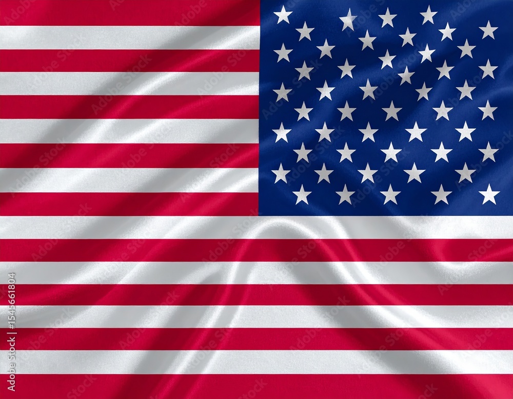 Fototapeta premium American Flag, Stars and Stripes, National Symbol, Patriotism, USA