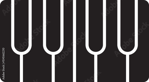 DJ turntable vector icon stock illustration