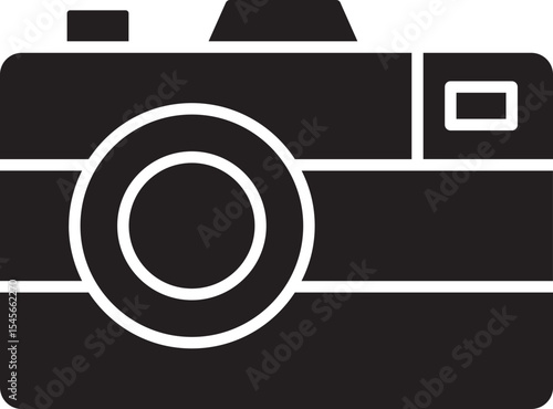 Popcorn bucket vector icon stock illustration