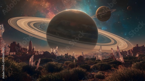 ufo over the planet