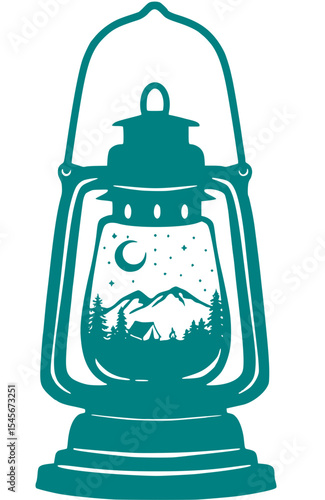 old oil lamp
