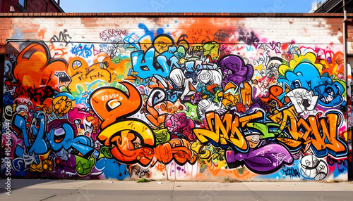 graffiti on the wall