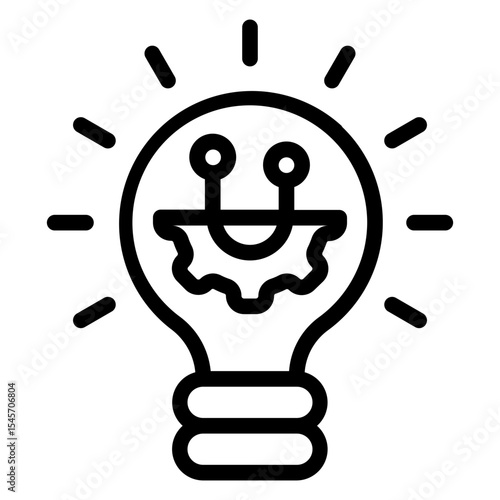 Innovator Icon in Line Style