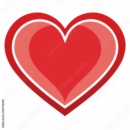 Vector illustration of a heart