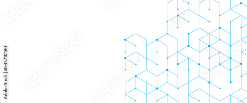 Vector abstract geometric background with polygonal lines background
