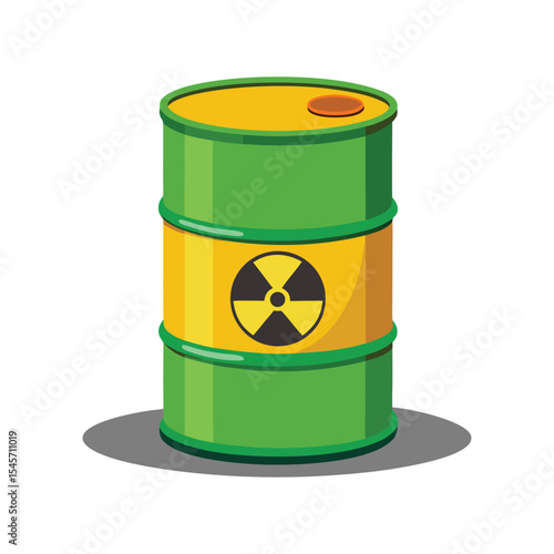 Toxic waste barrel
