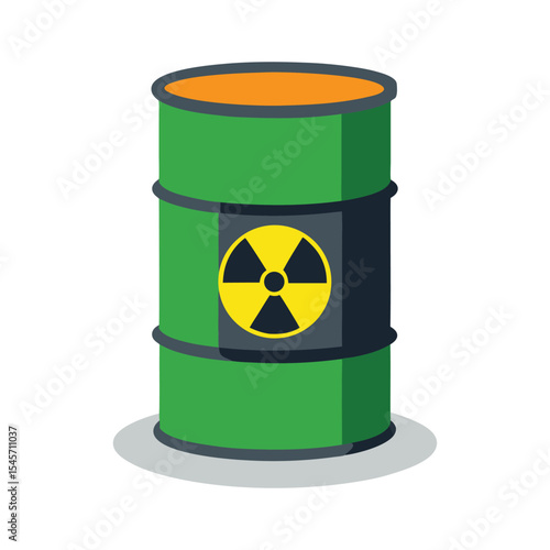 Toxic waste barrel
