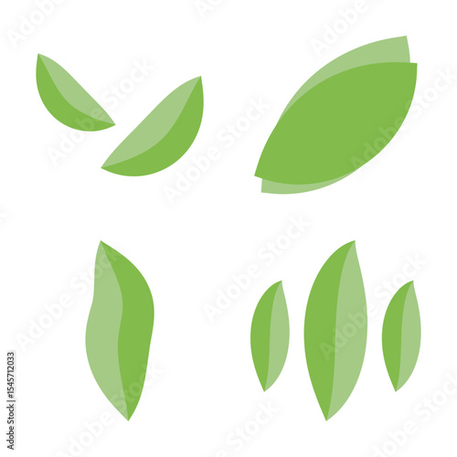 Tea Leaf Logo Template Icon