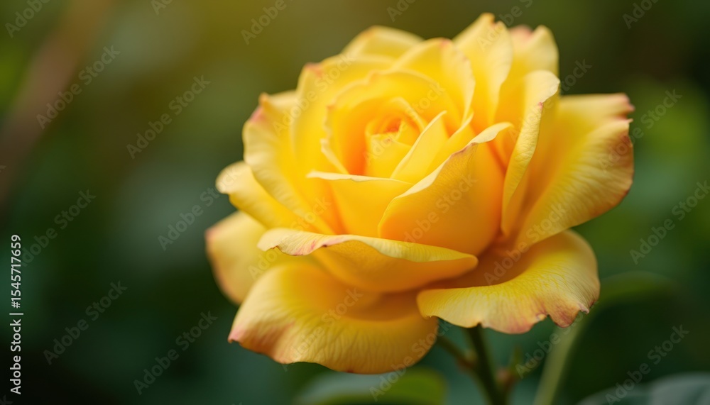 Close-up of a vibrant yellow rose. Close-up of a vibrant yellow rose.