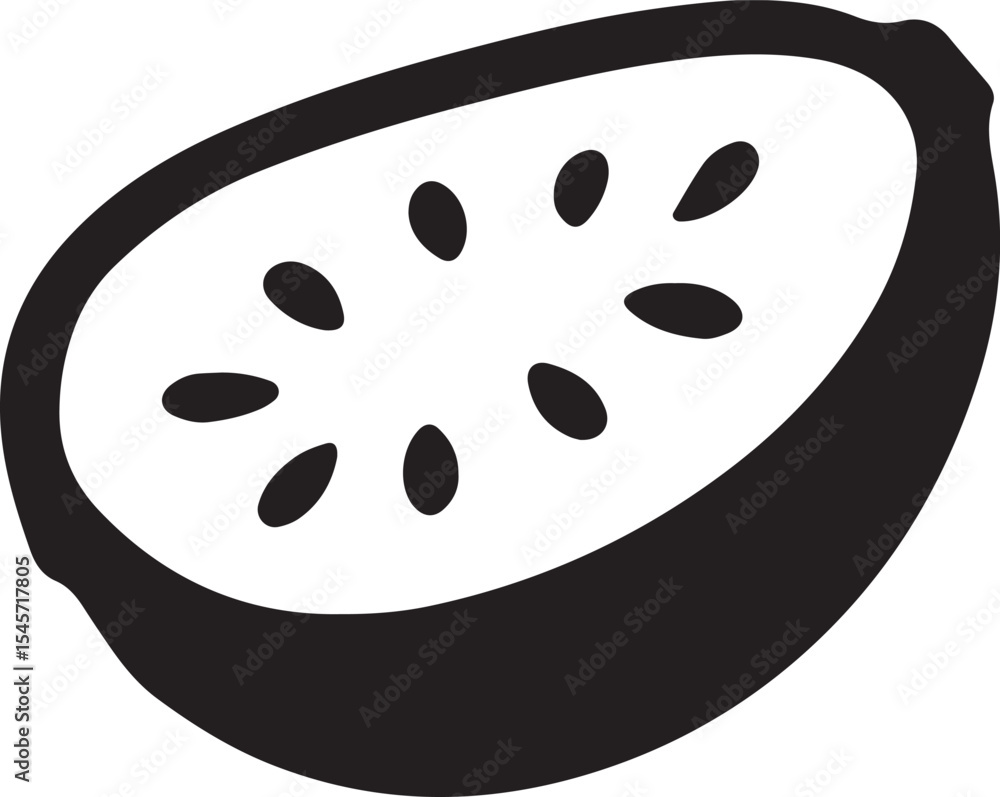 A speckled dragon fruit silhouette, great for health trends, smoothie ads, or vibrant art A speckled dragon fruit silhouette, great for health trends, smoothie ads, or vibrant art