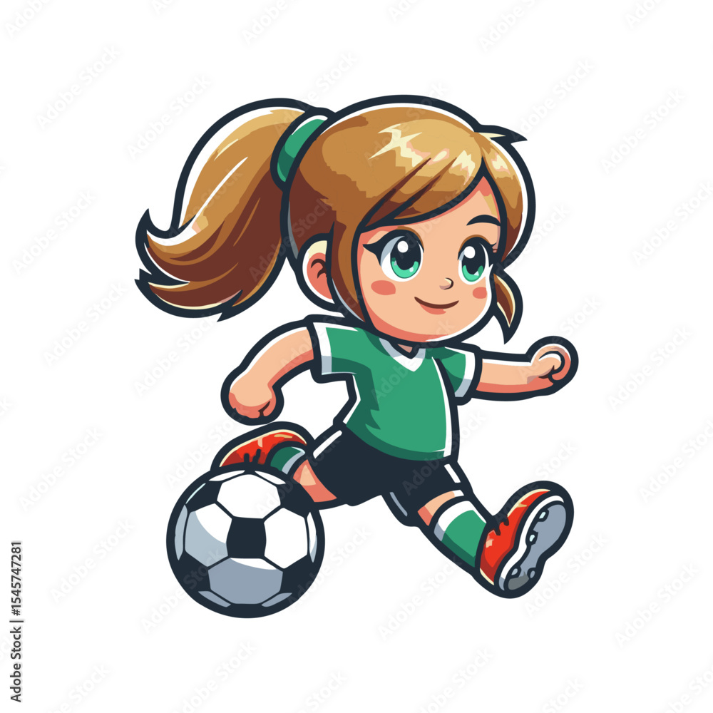 Soccer Football kids mascot cartoon logo icon design Soccer Football kids mascot cartoon logo icon design