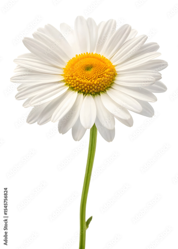 Fototapeta premium Daisy flower isolated on a transparent background