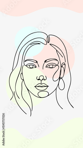 Linhas e traços femininos