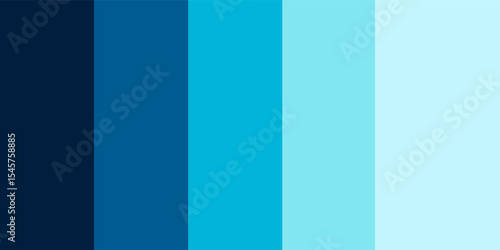 Blue shade color gradient background with palette stripe vector illustration