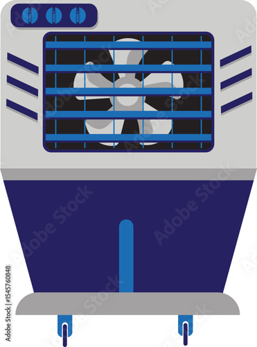 Compact Room Air Cooler Design