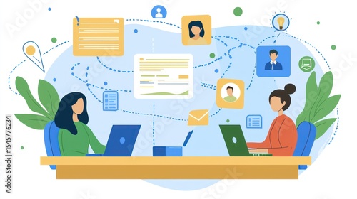 intern supporting HR projects and administrative tasks in modern office