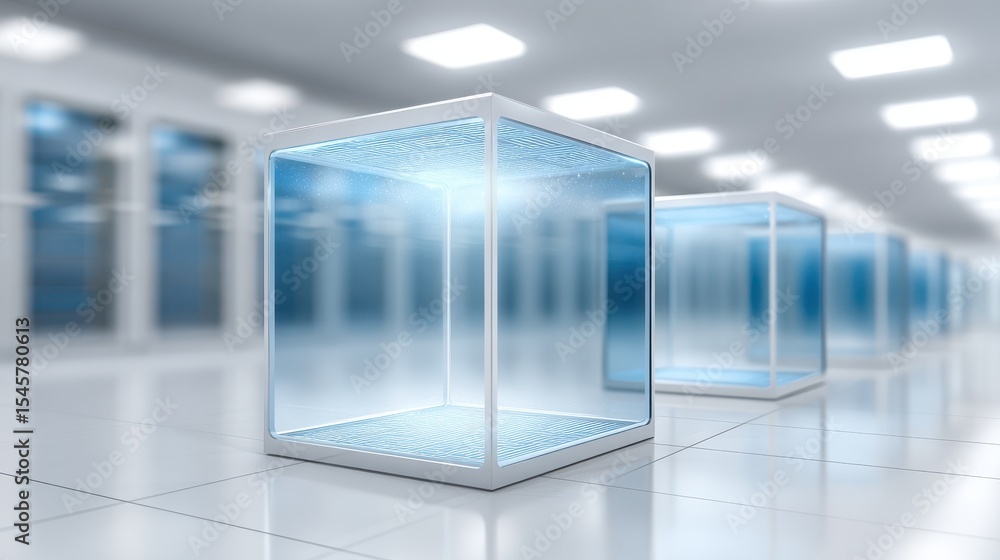 Fototapeta premium The logic-based architecture behind artificial intelligence systems. Neural network and machine learning.