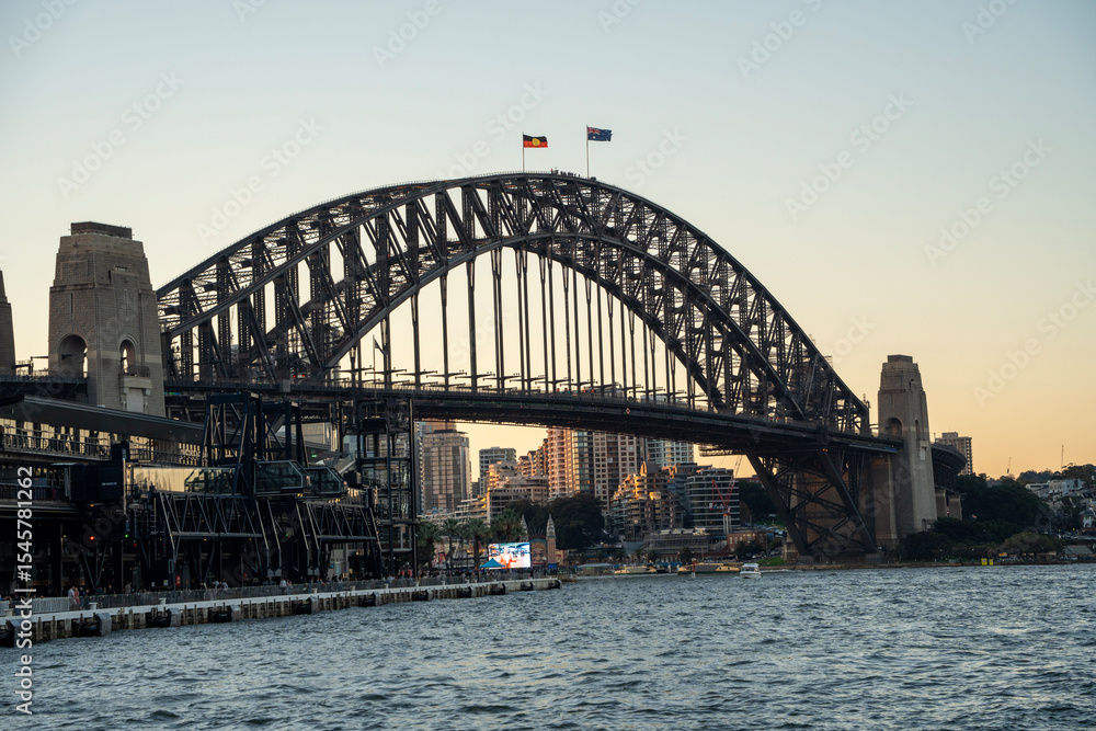 Obraz premium Sydney Opera House, Sydney Harbour Bridge, Australia