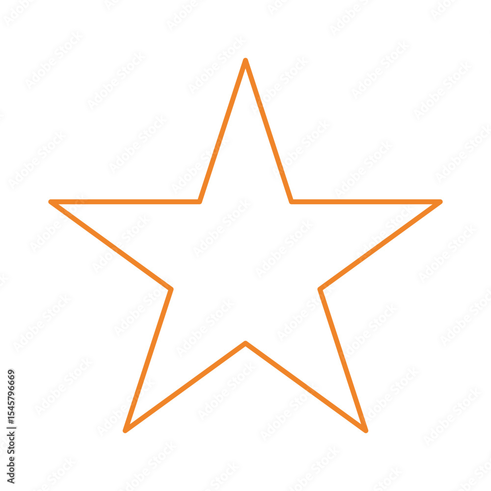 Obraz premium star geometric shapes icon