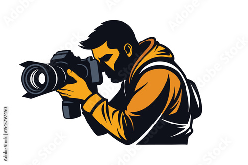 photographer with camera