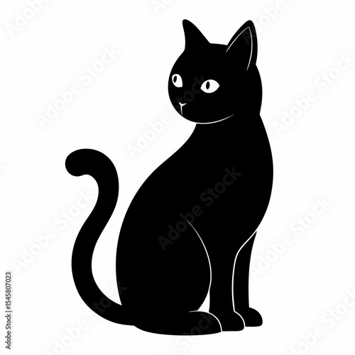 Black Cat Free Clipart

