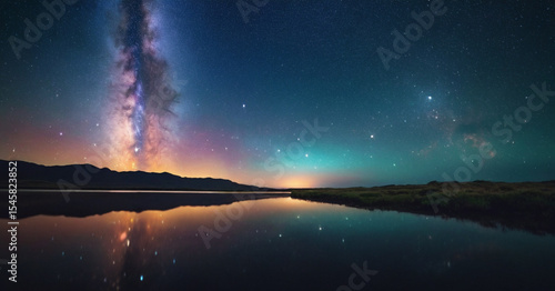 Wallpaper Mural sunrise over the lake Torontodigital.ca