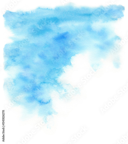 アナログ水彩夏空