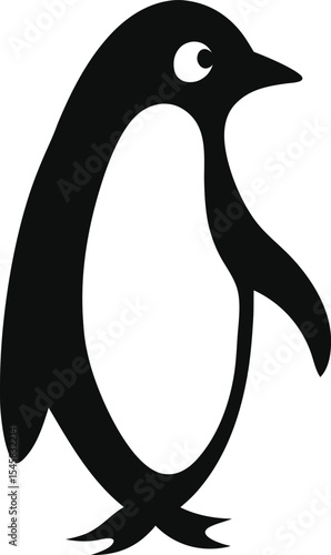 Curious Fox Silhouette: A Sleek Outline of the Agile Canine with Bushy Tail, Perfect for Depicting Wilderness Cunning and Forest Mystery on a Clean White Canvas.