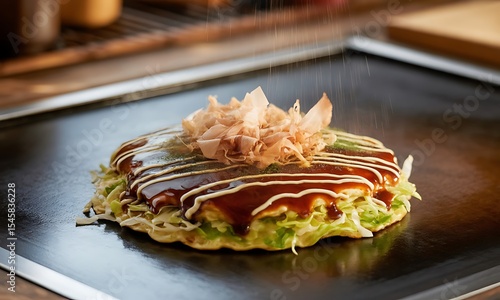 Okonomiyaki Traditional Cuisine from Japan