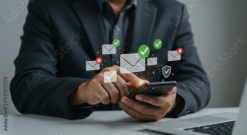 Wallpaper Mural E-mail letter marketing and marketing businesses. Analysis of new messages.  Torontodigital.ca